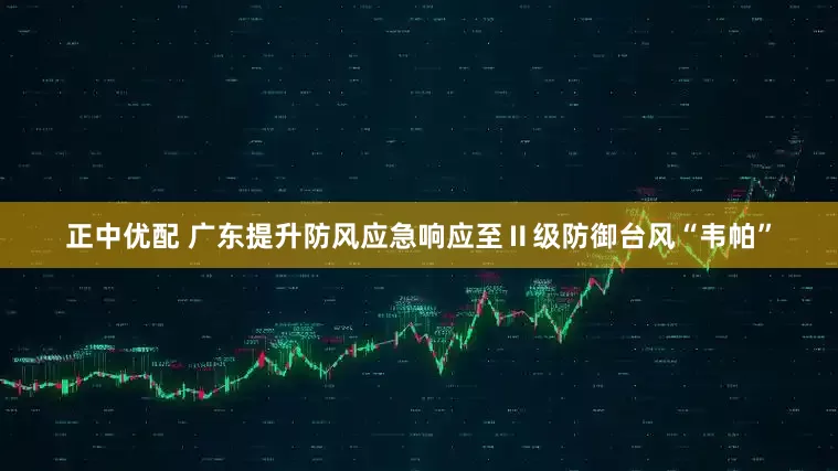 正中优配 广东提升防风应急响应至Ⅱ级防御台风“韦帕”