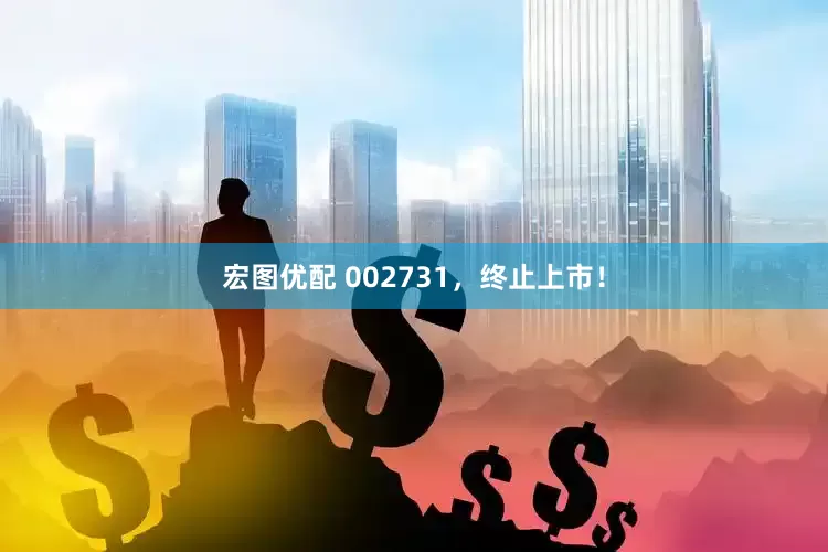 宏图优配 002731，终止上市！